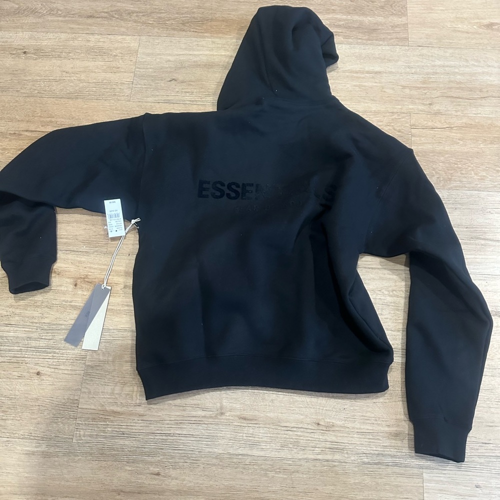 Essentials Men's Black Hoodie